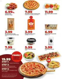 Hy-Vee weekly ad week 36 Page 19: Market Grille boneless wings €6,99, Soriée goat cheese €3,99