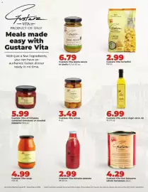 Hy-Vee weekly ad week 36 Page 26: Gustare Vita tortellini €2,99, Gustare Vita tomato passata €2,99