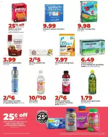 Hy-Vee weekly ad week 36 Page 33: KeVita kombucha or probiotic refresher drink €6,00, No Cow protein bar €5,00