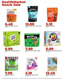 Hy-Vee weekly ad week 36 Page 36: Pirate's Booty multipack snacks €6,99, SkinnyPop multipack popcorn €6,99