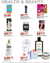 Hy-Vee weekly ad week 36 Page 40: Advil travel and trial size hair, body care or pain relief products, Covergirl cosmetics
