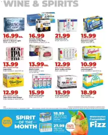 Hy-Vee weekly ad week 36 Page 42: Nütrl vodka seltzer €12,99, Truly hard seltzer €15,99