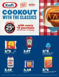 Hy-Vee weekly ad week 36 Page 8: Oscar Mayer hot dogs €5,00, Lunchables, Oscar Mayer Bites or Snackables €5,00
