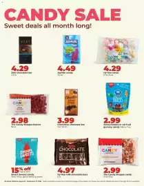 Hy-Vee weekly ad Page 15: JoyRide Candy €4,49, The Candy Shoppe licorice €2,98