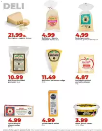 Hy-Vee weekly ad Page 22: BelCioioso hispanic selection cheese €4,99, Sartori parmesan €4,99