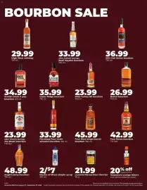 Hy-Vee weekly ad Page 28: Penelope Four Grain wheated bourbon €33,99, Master of Mixes simple syrup €7,00