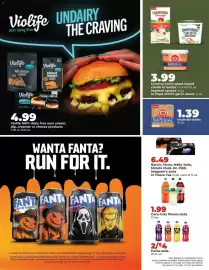 Hy-Vee weekly ad Page 4: Fanta soda €4,00, Imperial sticks €1,39
