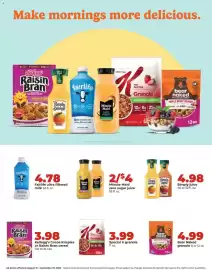 Hy-Vee weekly ad Page 5: Special K granola €3,99, Bear Naked granola €4,99