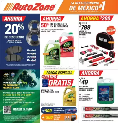 AutoZone (válido hasta 26-09)