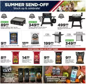 Mills Fleet Farm weekly ad week 36 Page 13: Pit Boss Ultimate Lift-Off 2-Burner Gas Griddle €349,99
