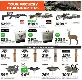 Mills Fleet Farm weekly ad week 36 Page 20: Higdon 12-pk. Flats Canada Goose Standard Silhouette Decoys €74,99