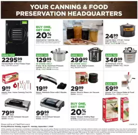 Mills Fleet Farm weekly ad week 36 Page 26: Nesco mandolin slicer with 2 blades €19,99