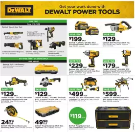 Mills Fleet Farm weekly ad week 36 Page 3: DeWalt 20V Max XR Brushless 4-Tool Combo Kit €499,00