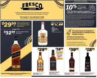 Fresco y Más weekly ad Page 1: Ron Zacapa 23 Year Rum €39,99, Tequila Rose Cream Liqueur €18,99
