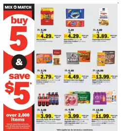 Meijer weekly ad week 36 Page 12: Oreo Cookies or Chips Ahoy Cookies €4,29