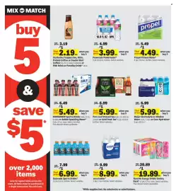 Meijer weekly ad week 36 Page 13: Bodyarmor sports drinks or bubb lr sparkling water €5,49