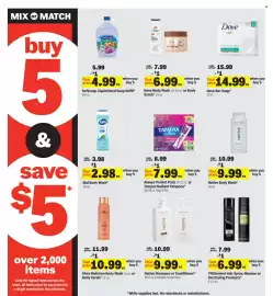 Meijer weekly ad week 36 Page 17: Always Pocket Pads or Tampax Radiant Tampons €7,99