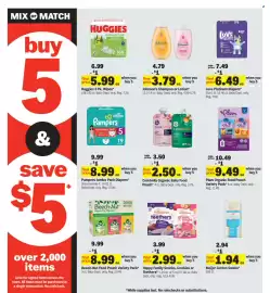 Meijer weekly ad week 36 Page 18: Luvs Platinum Diapers €6,49