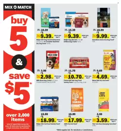 Meijer weekly ad week 36 Page 21: Purina ONE Wet Dog Food €10,70, Meijer Wet Dog Food Variety Pack €9,39