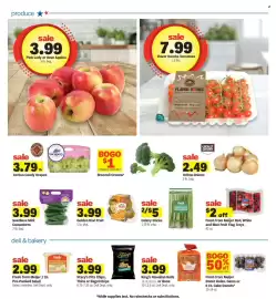 Meijer weekly ad week 36 Page 23: Sunset flavor bombs tomatoes €7,99, Grapery Cotton Candy Grapes €3,79