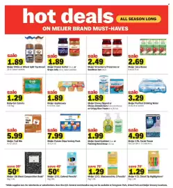 Meijer weekly ad week 36 Page 28: Meijer Hand Sanitizer or Foaming Hand Soap €1,99