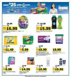 Meijer weekly ad week 36 Page 40: Bounty Paper Towels €5,99, Gain liquid laundry detergent €16,99