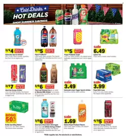 Meijer weekly ad week 36 Page 44: Pepsi Products €5,00, Pure Leaf Brewed Tea or Muscle Milk Drinks €6,00