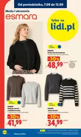 Lidl gazetka tydzień 37 Strona 10: ESMARA Kardigan damski z dodatkiem wełny €41,99, ESMARA Sweter damski €34,99