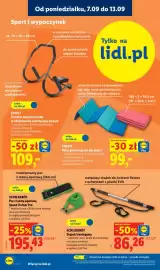 Lidl gazetka tydzień 37 Strona 12: CRIVIT Mata gimnastyczna dla dzieci €99,00, SCHILDKRÖT Drążek treningowy €86,26