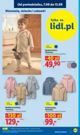 Lidl gazetka tydzień 37 Strona 13: Kombinezon wełniany, niemowlęcy €129,00, Kurtki wełniane, niemowlęce €99,00