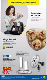 Lidl gazetka tydzień 37 Strona 31: Przystawka do krojenia warzyw do termorobota MC Smart €89,00