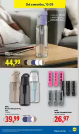 Lidl gazetka tydzień 37 Strona 35: DAFI Butelka filtrująca Solid €39,99, DAFI Zestaw 3 filtrów Soft Solid €26,97