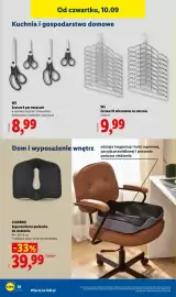 Lidl gazetka tydzień 37 Strona 42: Zestaw 10 wieszaków na ubrania €9,99, Zestaw 4 par nożyczek €8,99