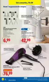 Lidl gazetka tydzień 37 Strona 48: Suszkarka do włosów z jonizacją €76,99