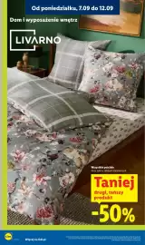 Lidl gazetka tydzień 37 Strona 8: Livarno Pościel