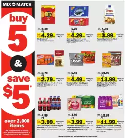 Meijer weekly ad week 36 Page 12: Oreo Cookies or Chips Ahoy Cookies €4,29, Pepperidge Farm Cookies €3,89