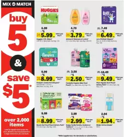 Meijer weekly ad week 36 Page 18: Cerebelly Organic Baby Food Pouch €2,50, Pampers jumbo pack diapers €8,99