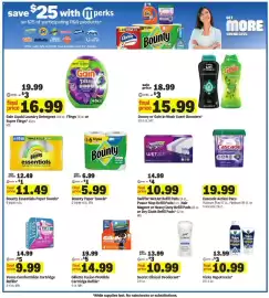 Meijer weekly ad week 36 Page 40: Swiffer WetJet Refill Pads €10,99, Bounty Paper Towels €5,99