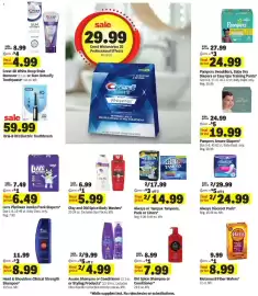 Meijer weekly ad week 36 Page 41: Head & Shoulders Clinical Strength Shampoo €8,99, Olay and Old Spice Body Washes €5,99