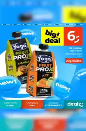 Dealz gazetka Strona 8: Sok proteinowy Yoga Fruit Pro ananas €6,00