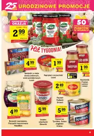 Gram Market gazetka tydzień 36 Strona 8: Koncentrat pomidorowy Łowicz €2,99, Sardynki w oleju słonecznikowym Łosoś €4,99