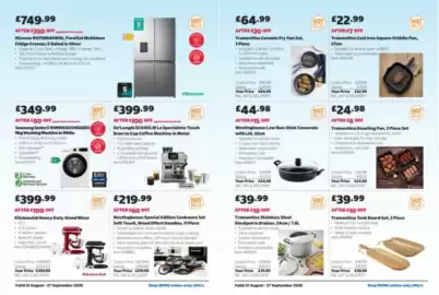 Costco leaflet Page 19: Samsung Series 5 Washing Machine in White €349,99, Tramontina cast iron square griddle pan €22,99