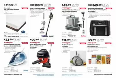 Costco leaflet Page 4: Tefal clean it compact spot cleaner in eucalyptus €49,99