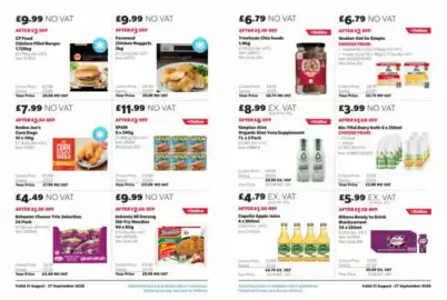 Costco leaflet Page 8: Echester cheese trio selection €4,49, Trevissian chia seeds €6,79