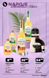 Netto gazetka | Alkohole Strona 3: Napój alkoholowy Soplica Gorzka oryginalna €8,99, Likier Sheridan's €54,99