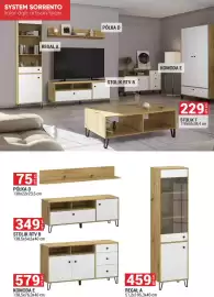 Merkury Market gazetka Strona 14: REGAŁ A €459,00, KOMODA E €579,00