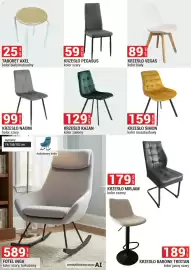 Merkury Market gazetka Strona 32: KRZESŁO PEGASUS kolor szary €59,00, KRZESŁO VEGAS kolor biały €89,00