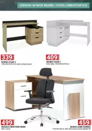 Merkury Market gazetka Strona 5: Krzesło obrotowe Nerik €499,00, BIURKO CESAR 1 €409,00