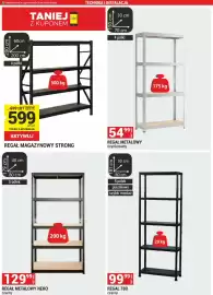 Merkury Market gazetka Strona 53: REGAŁ METALOWY ocynkowany €54,99, REGAŁ T80 czarny €99,99