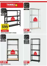 Merkury Market gazetka Strona 53: REGAŁ METALOWY ocynkowany €54,99, REGAŁ T80 czarny €99,99